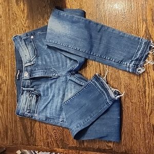 Express ankle leggings mid rise jeans, size 4